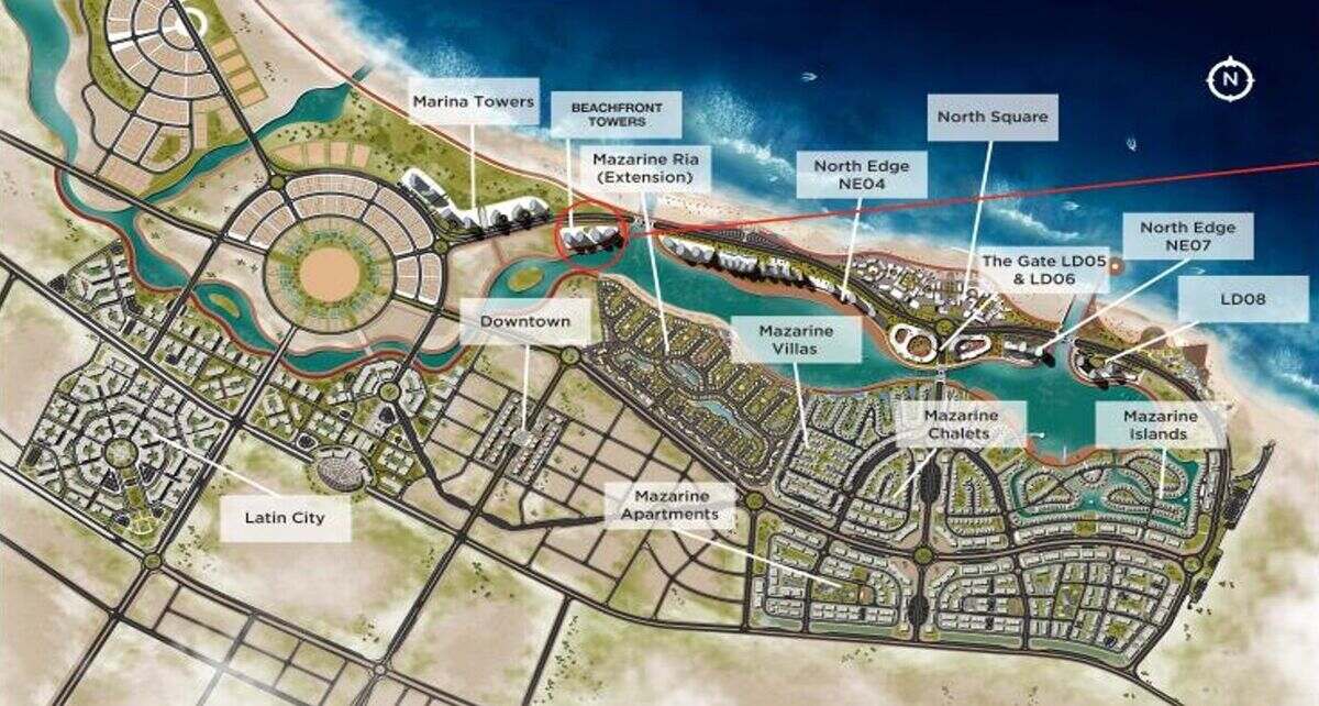 بيتش فرونت تاورز سيتي إيدج العلمين الجديدة 4 بيتش فرونت تاورز سيتي إيدج