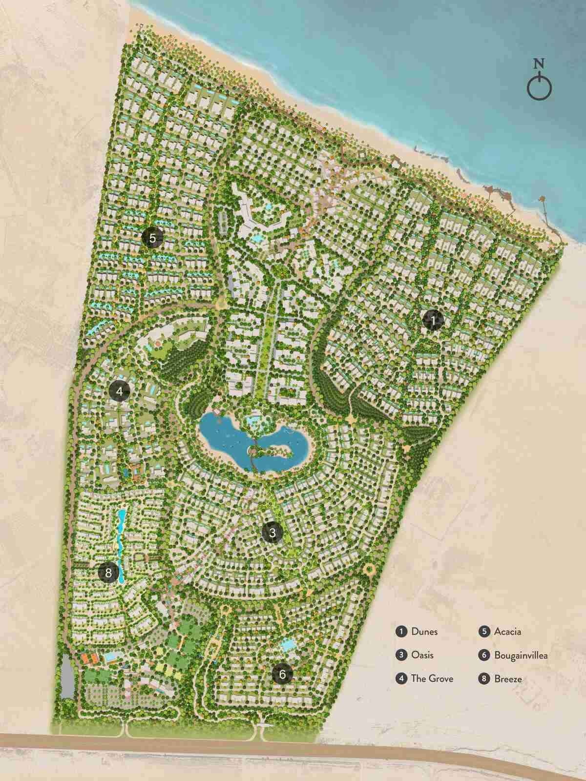 مشروع رملة الساحل الشمالي | مراكز 5 مشروع رملة الساحل الشمالي | مراكز