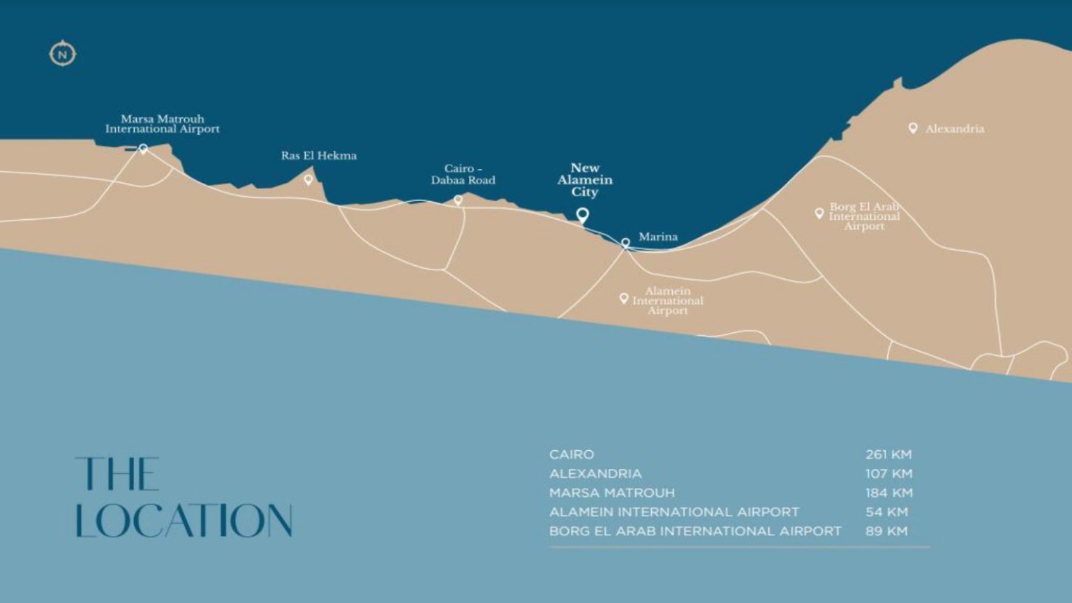 أبراج Beach Front مدينة العلمين الجديدة 2 أبراج Beach Front مدينة العلمين الجديدة