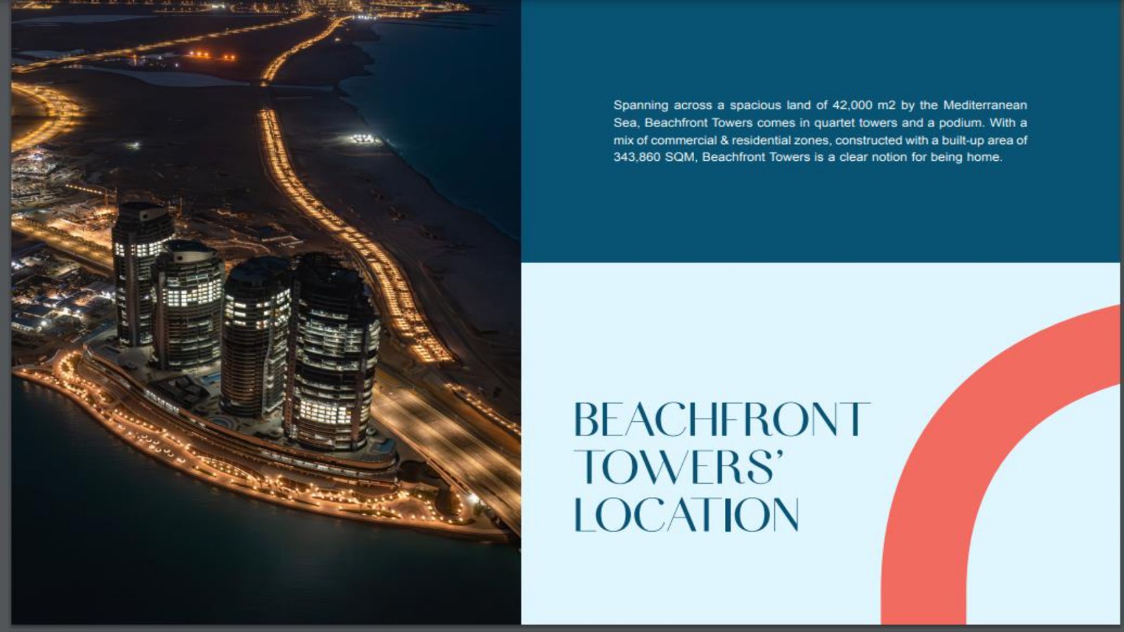 بيتش فرونت تاورز العلمين الجديدة Beach Front Towers