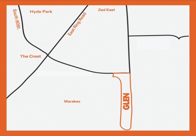 كمبوند جلين الكازار التجمع السادس 3 خريطة التجمع السادس جلين Glen 6th Settlement