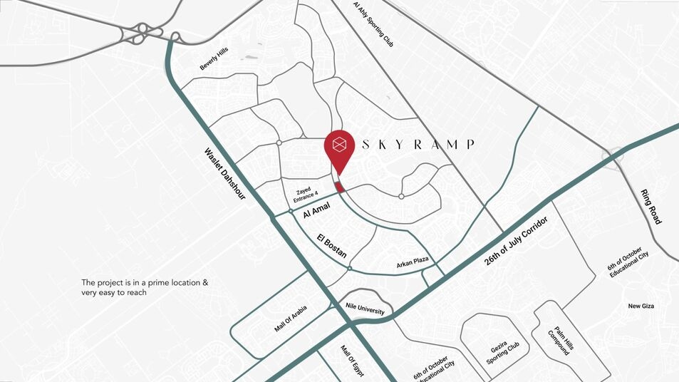 كمبوند سكاي رامب زايد | Compound Sky Ramp 2 موقع مشروع سكاي رامب نيو زايد