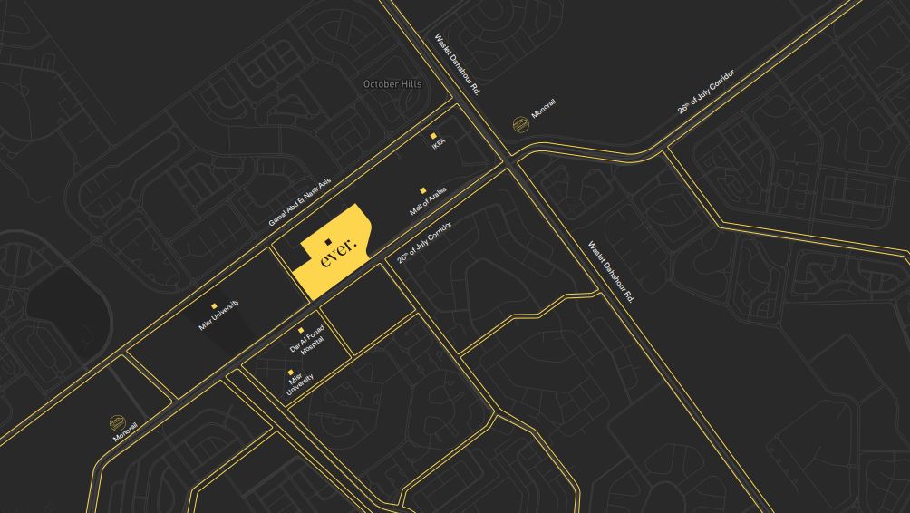 ايفر 6 اكتوبر | Ever October 2 تفاصيل موقع ايفر ويست Ever Cred