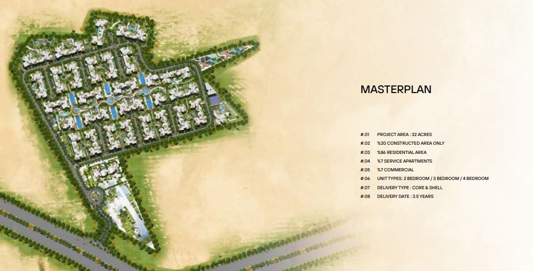 مشروع ميد جارد ريزيدنس | Midgard Residence 4 ماستر بلان ميد جارد الشيخ زايد| Master Plan Midgard