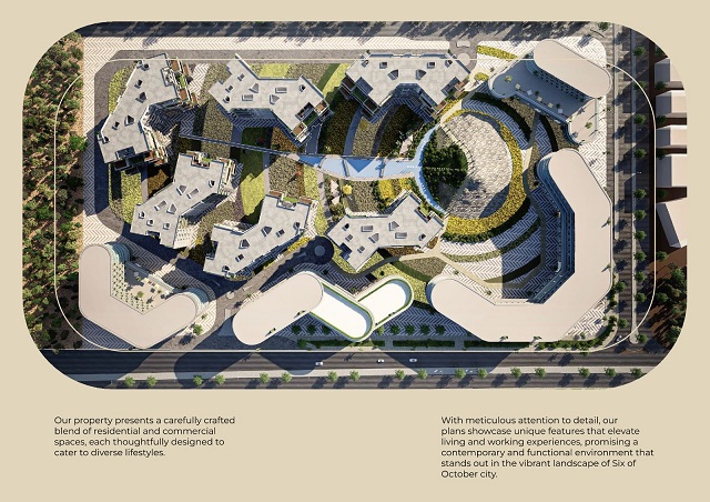 مشروع جاذبية اكتوبر Upwyde 6 October 3 مستر بلان مشروع Jazebeya اكتوبر