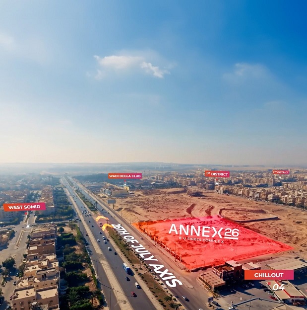 محلات تجارية للبيع في مول أرقي أنيكس 26 3 موقع مول أرقي أكتوبر Annex 26