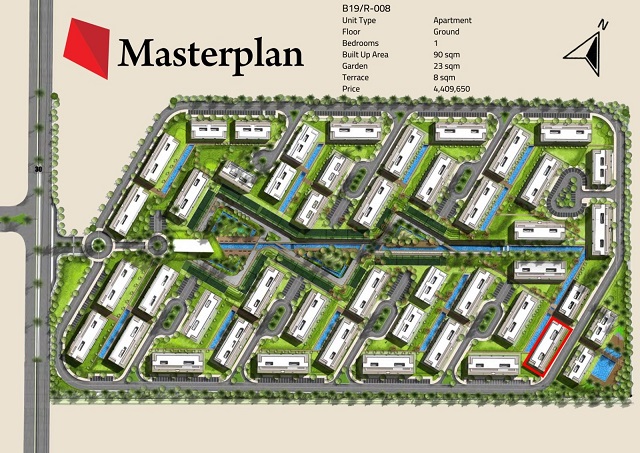 كمبوند كايت ريزيدنس | Compound Kite Residence 3 ماستر بلان كمبوند كيت ريزيدنس أكتوبر
