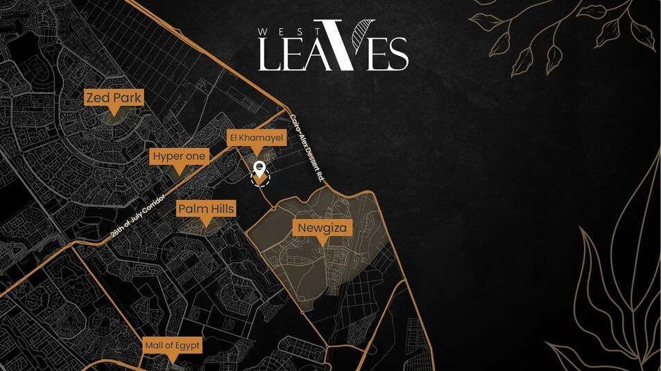 اسعار مشروع ليفز ويست اكتوبر 3 leaves west compound location مشروع ليفز ويست اكتوبر