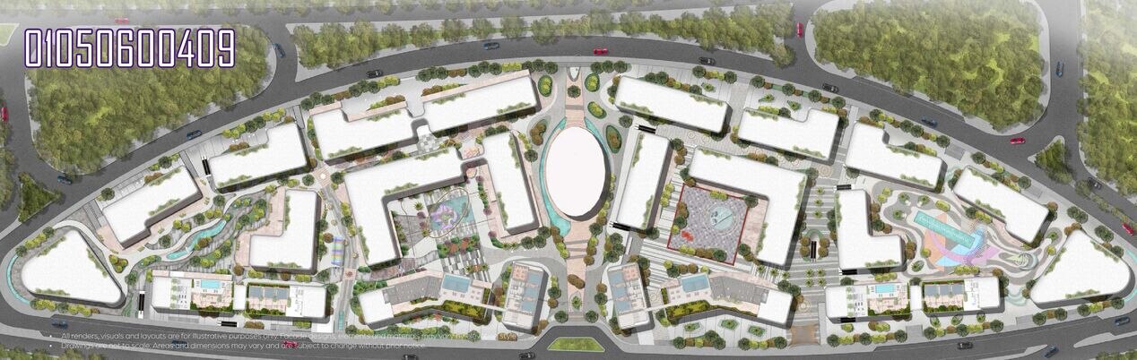 مشروع ان بلاس التجمع Mall In Place 5 ماستر بلان مشروع ان بلاس التجمع Mall In Place