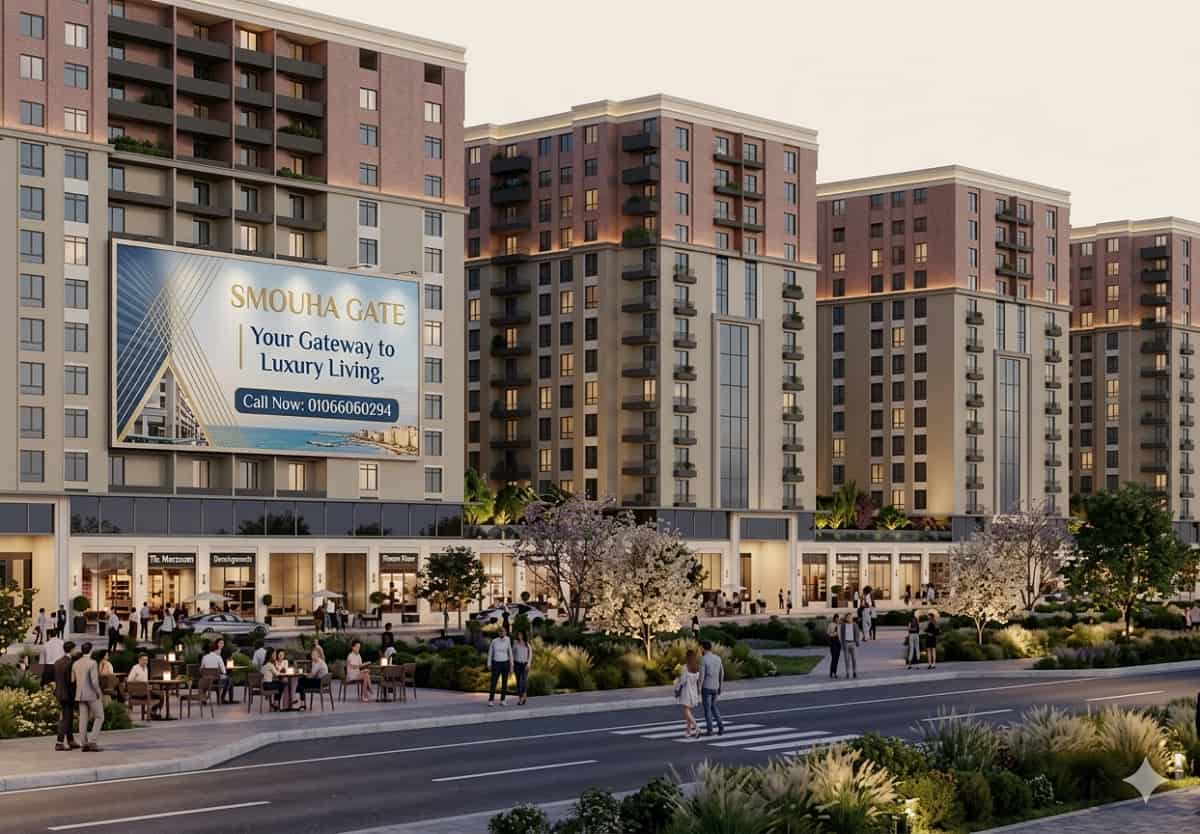 أسعار كمبوند سموحة جيت 2026 2 مشروع سموحة جيت Smouha Gate الاسكندرية
