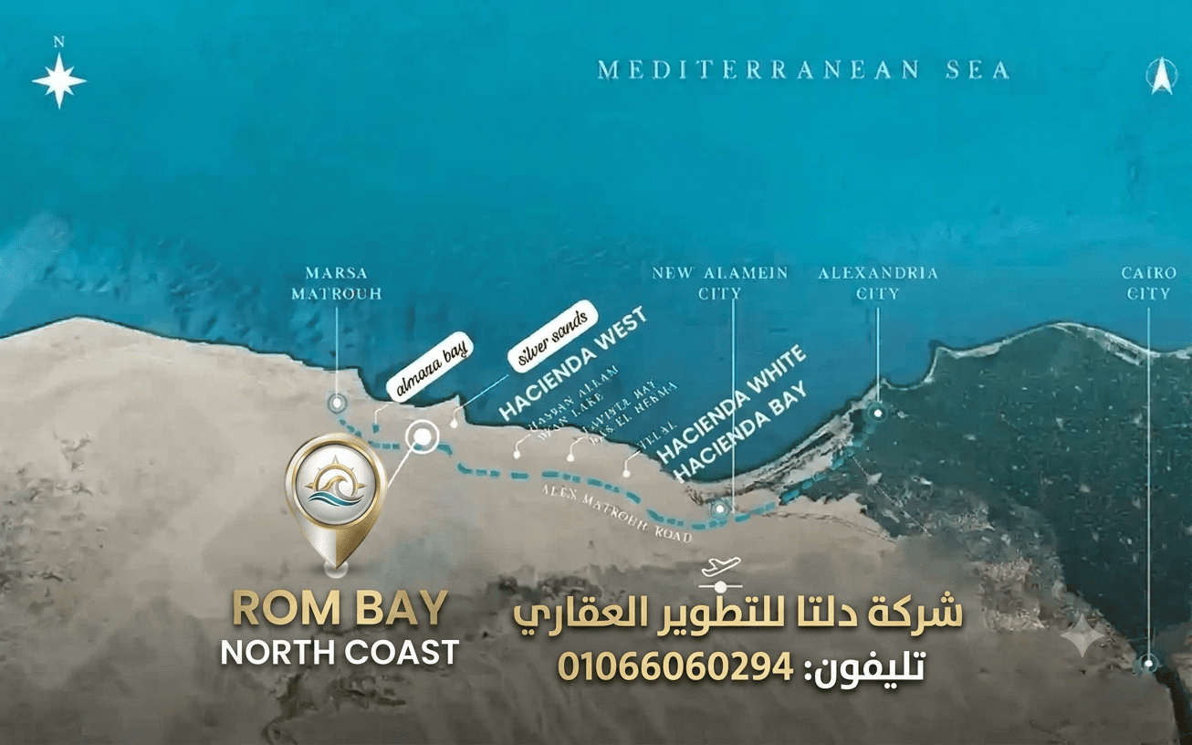 اسعار رومي باي الساحل 3 موقع رومي باي الساحل الشمالي